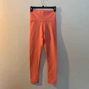 Aritzia TnAction coral leggings S athletic athleisure